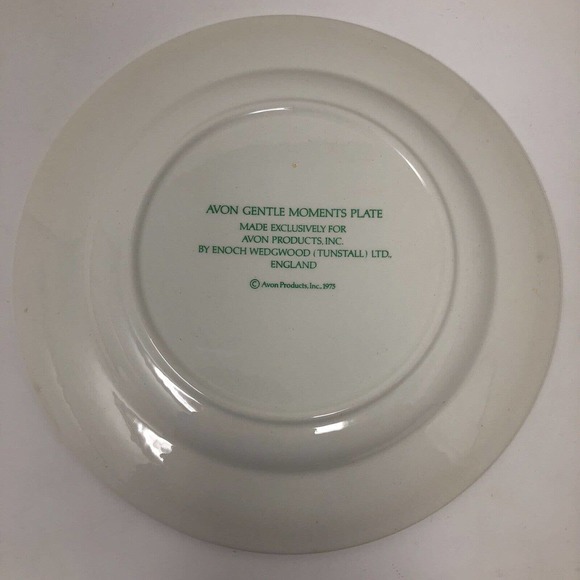 Wedgwood Decorative Plate Avon 1975 Gentle Moments Swan Enoch 8.75" Collectible - Picture 5 of 12